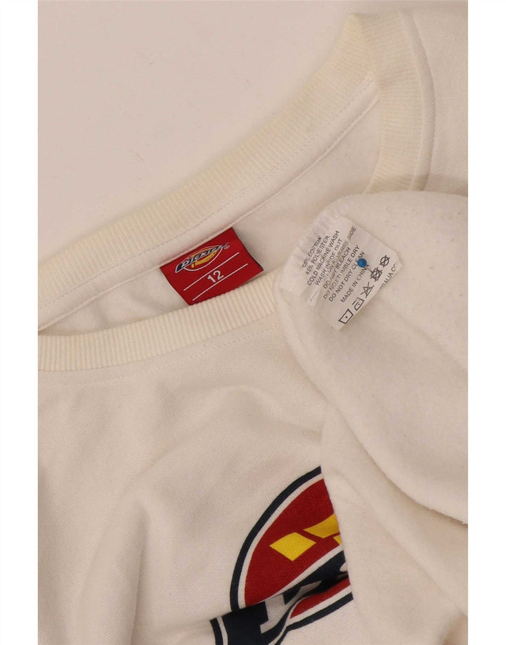 Dickies majica s grafičkim motivima za dječake 11-12 godina, bijeli pamuk