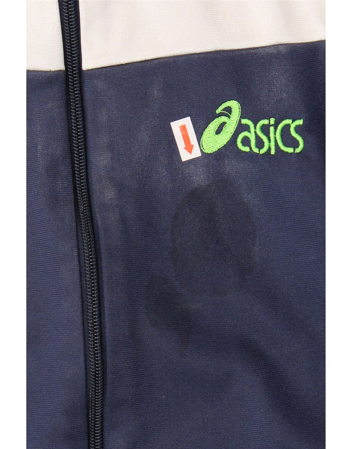 Asics muška gornja jakna s grafičkim motivima IT 46 Mala tamnoplava boja