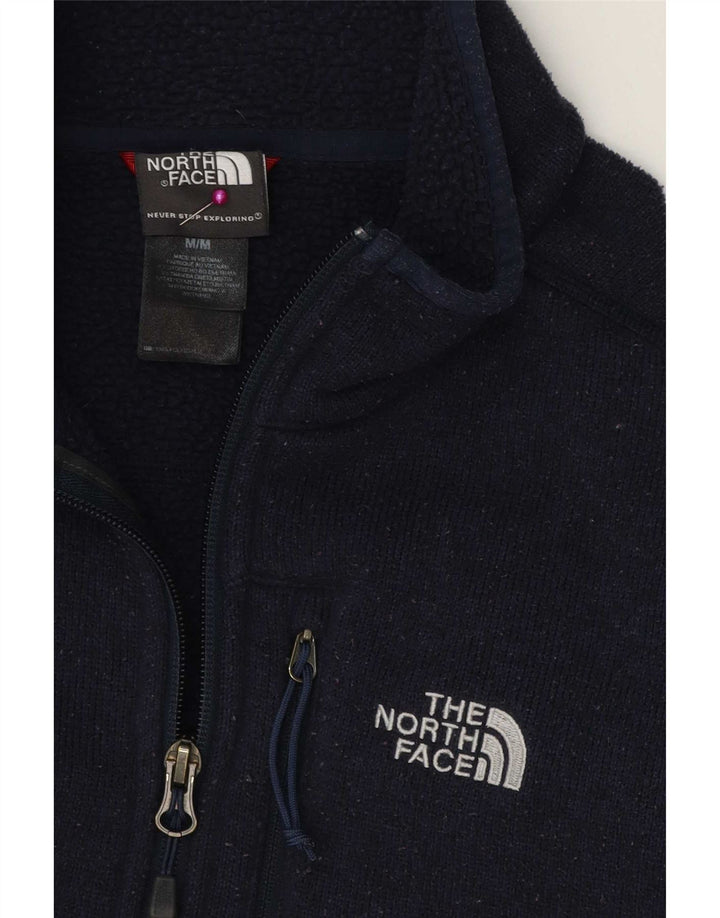 The North Face muški džemper s izrezom i patentnim zatvaračem Srednji tamnoplavi poliester