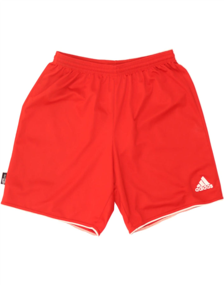 ADIDAS Mens Climalite Sport Shorts Large Red Polyester Vintage Adidas and Second-Hand Adidas from Messina Hembry 