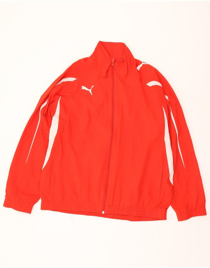 Puma muška gornja jakna trenirke Large Red Colourblock poliester