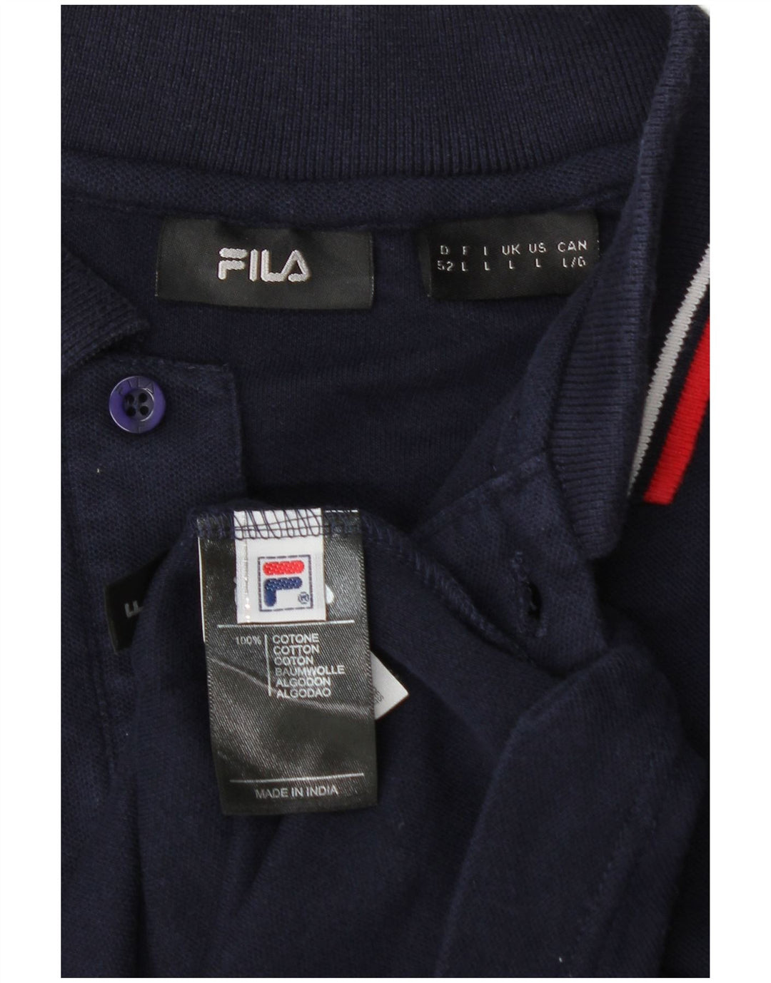 FILA muška polo majica velika tamnoplava pamuk