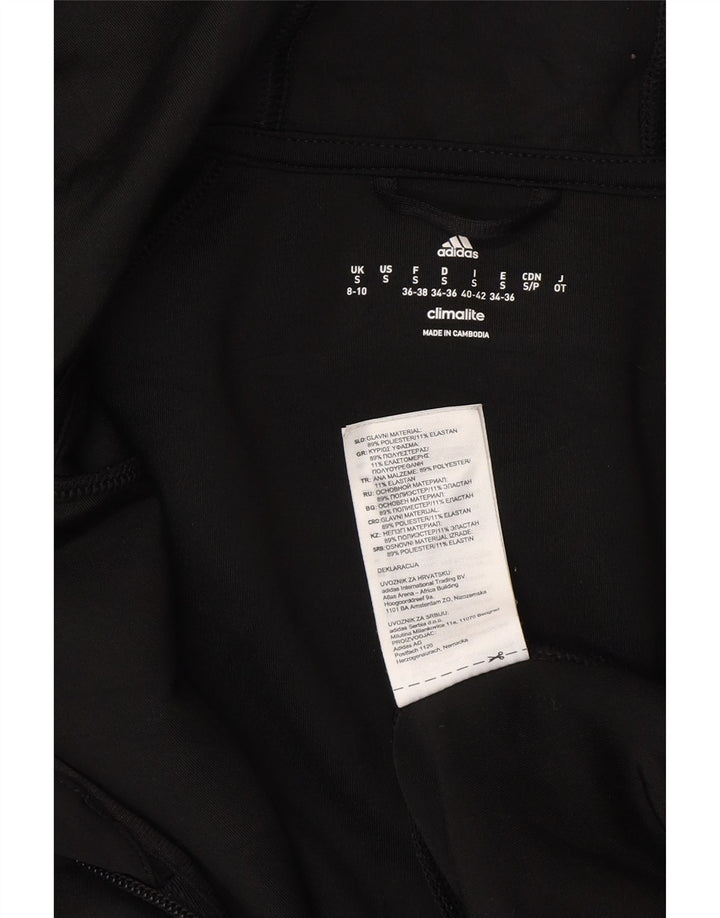 Adidas ženski Climalite veliki pulover s kapuljačom s patentnim zatvaračem UK 8/10 mali crni