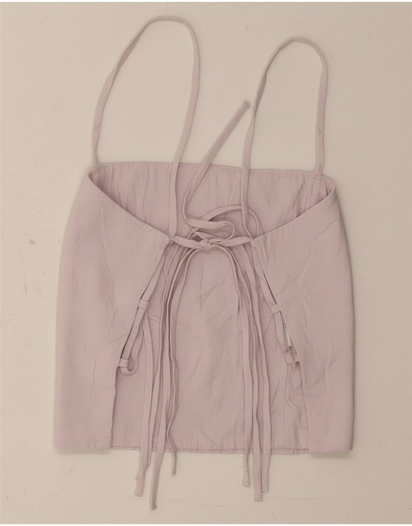 Zara ženski kratki korzet UK 8 Small Purple Modal
