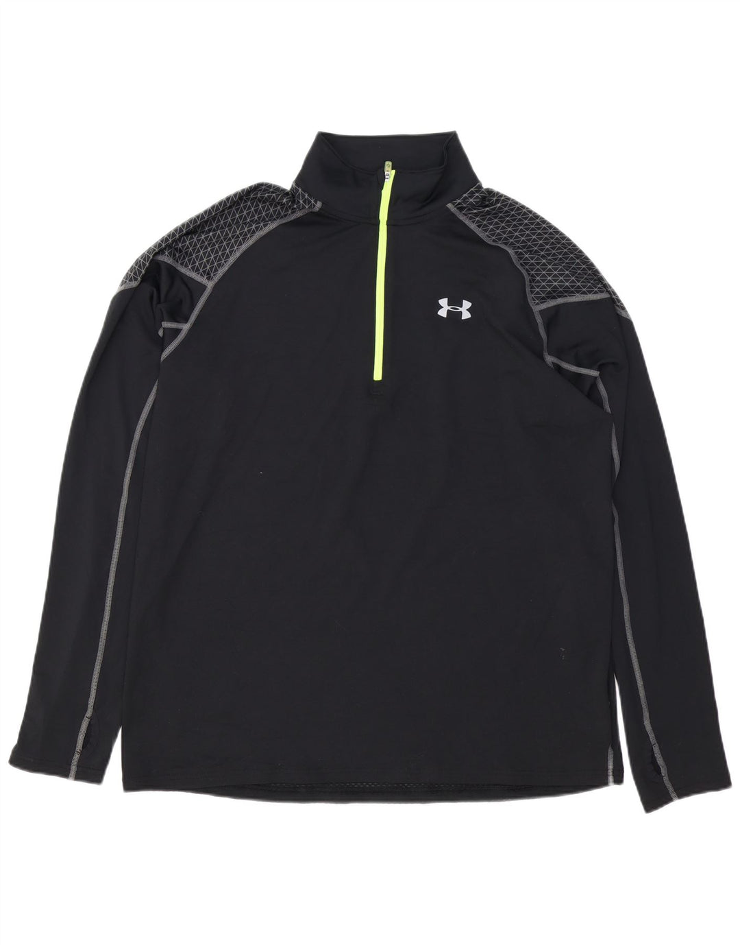UNDER ARMOUR Gornji dio trenirke Cold Gear s patentnim izrezom XL, crni