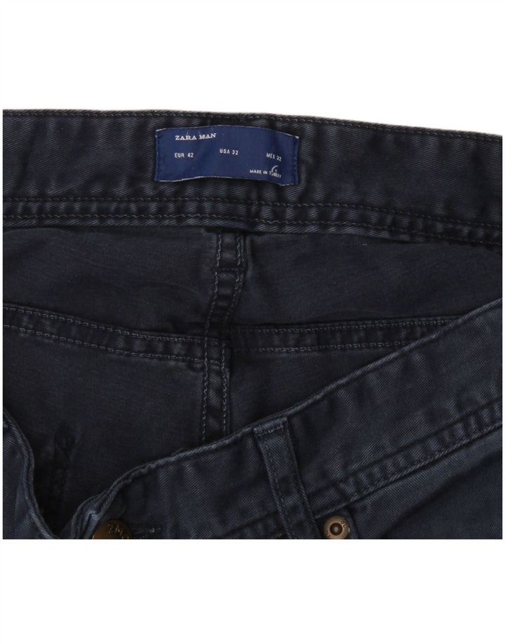 Zara muške uske traperice EU 42 Large W32 L30 tamnoplave