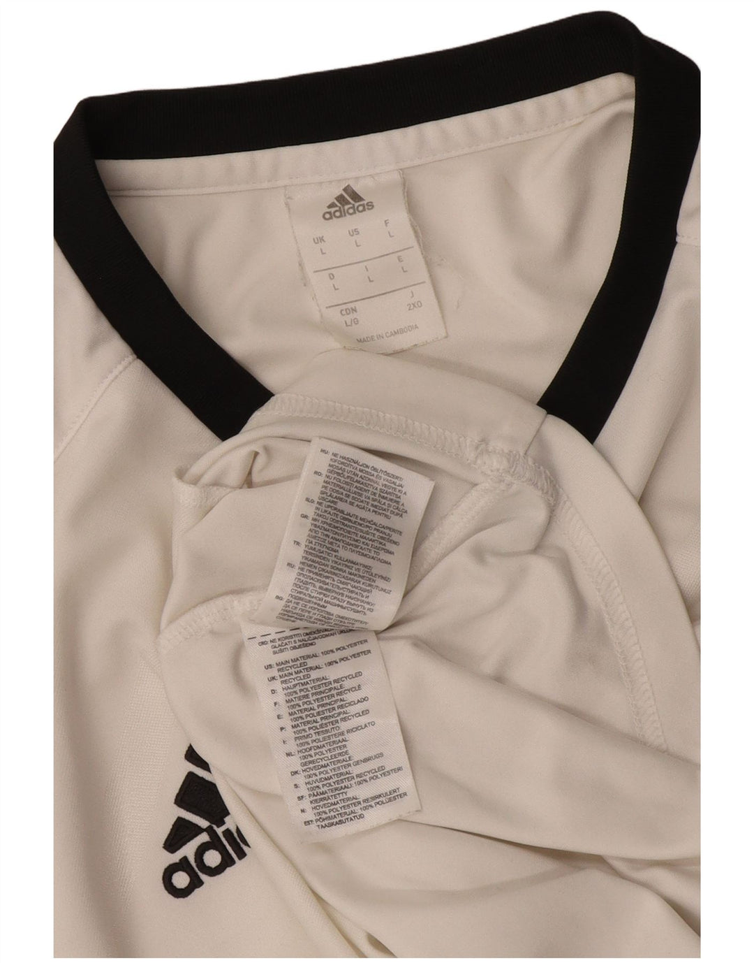 Adidas ženska majica kratkih rukava velika bijela poliesterska boja