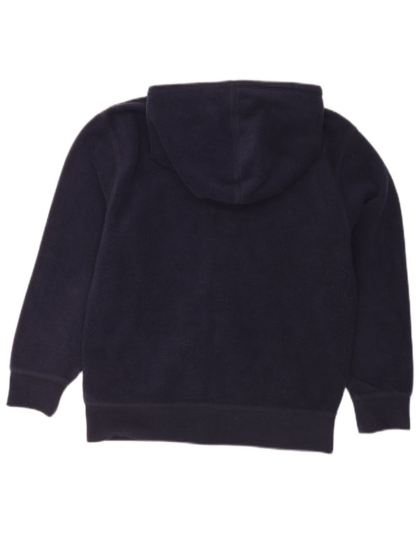 Flis jakna Gap Boys Graphic s kapuljačom 12-13 godina 2XL tamnoplavi pamuk