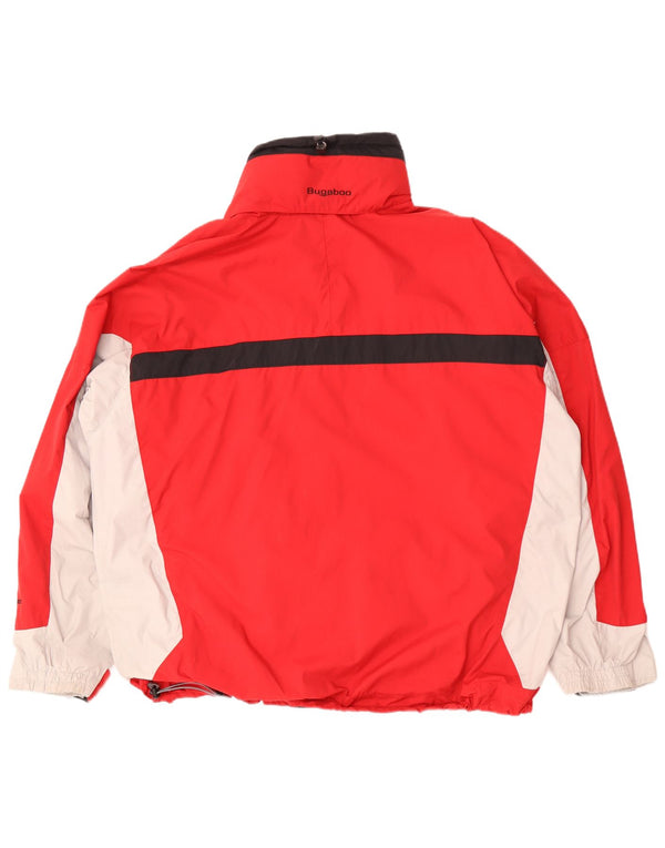 Columbia Interchange kišna jakna s kapuljačom UK 42 XL Crveni Colourblock najlon