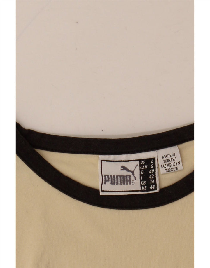 PUMA Ženska majica kratkih rukava s grafičkim motivima UK 14 Large Off White