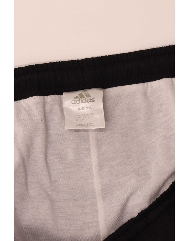 Adidas muške hlače za trenirku 2XL crni poliester