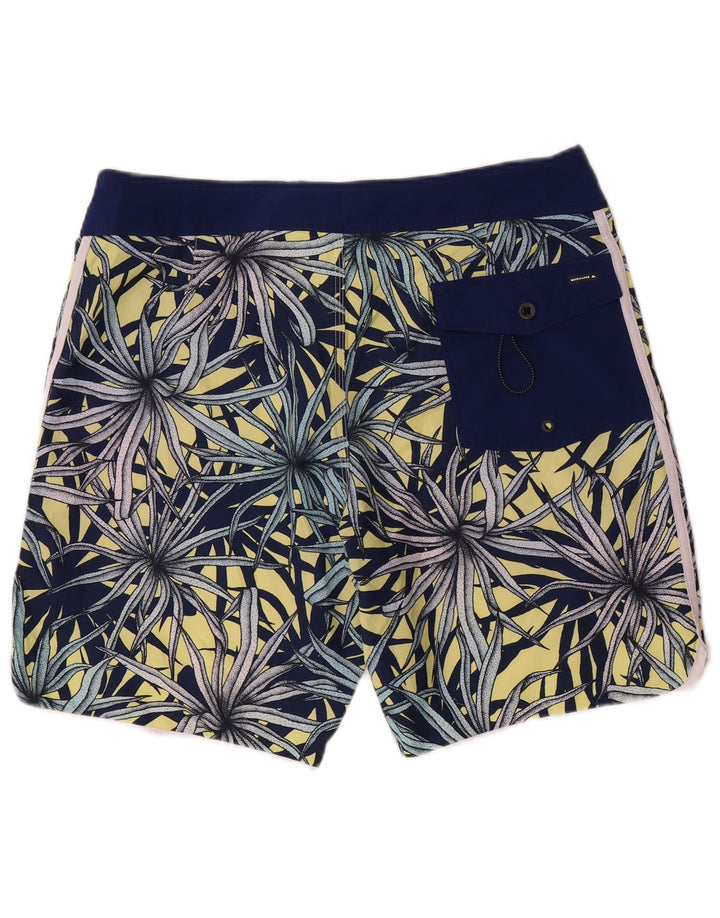 Quiksilver muške kratke hlače za kupanje, veliki plavi cvjetni poliester