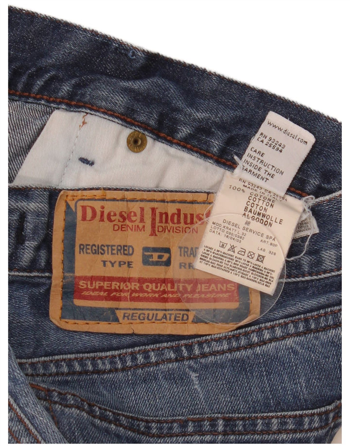 Diesel muške traper kratke hlače W38 XL plavi pamuk