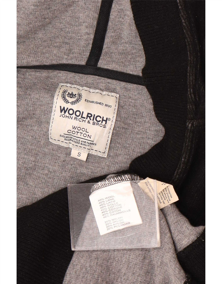 Woolrich ženski džemper s kapuljačom UK 10 Mala crna vunena