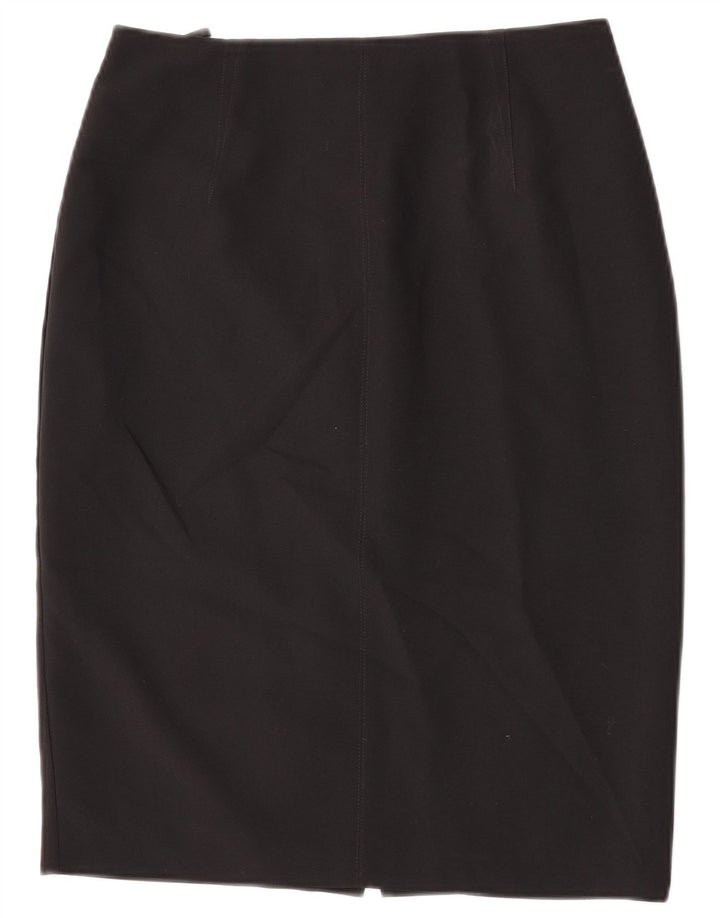Marks & Spencer ženska pencil suknja UK 8 mala W27 crni poliester