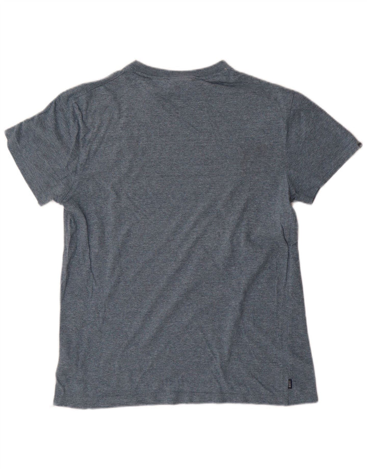 Superdry muška majica kratkih rukava Srednje plavi flekasti pamuk