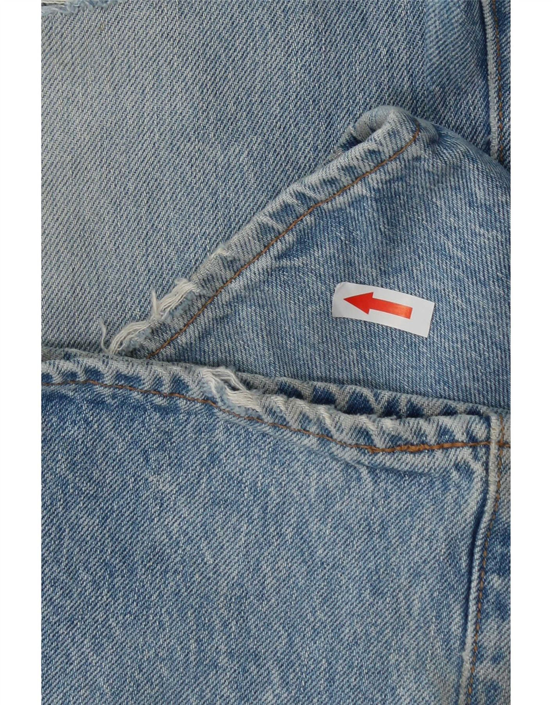 Levi's muške uske traperice s oštećenjem W36 L34 plavi pamuk