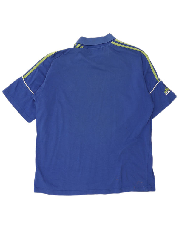 Adidas muška polo majica UK 44/46 veliki plavi pamuk