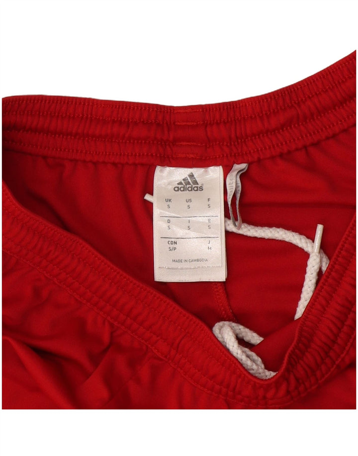 Adidas muške sportske kratke hlače Climalite male crvene boje od poliestera