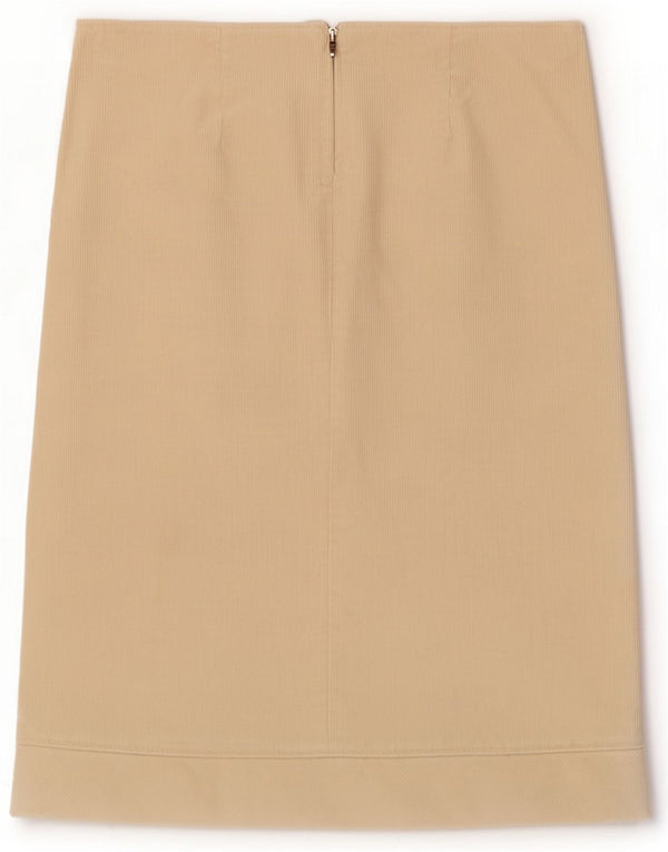 Max & Co. Ženska suknja od samta UK 10 Small W29 Beige Cotton