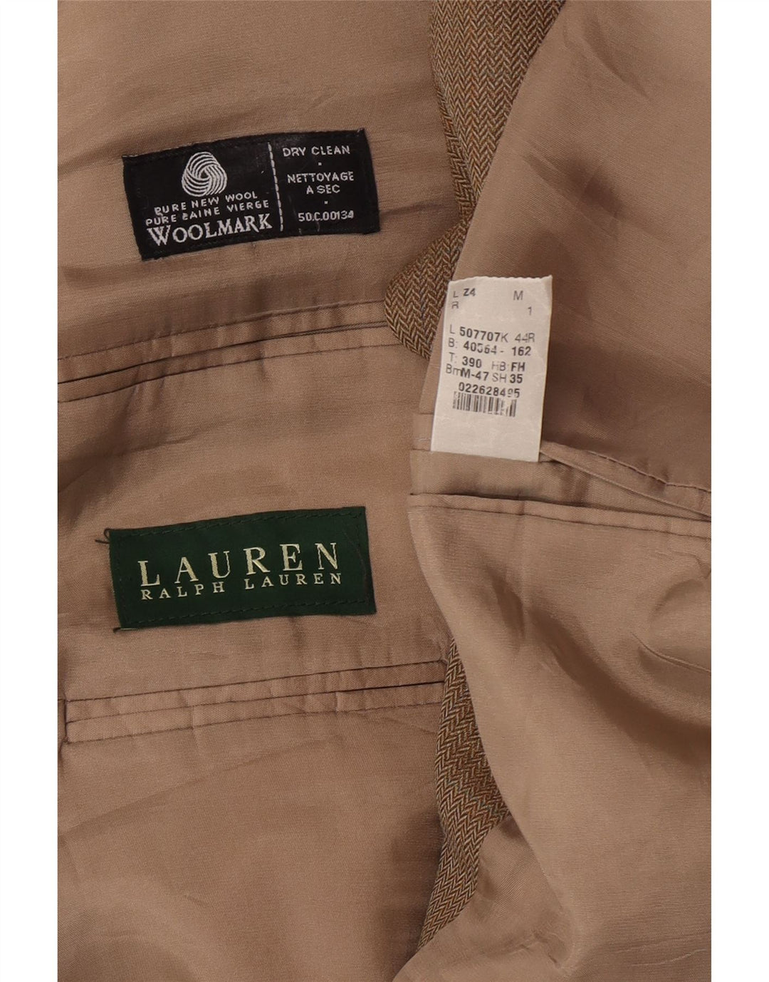 Ralph Lauren muška obična jakna jakna UK 44 2XL smeđa riblja kost