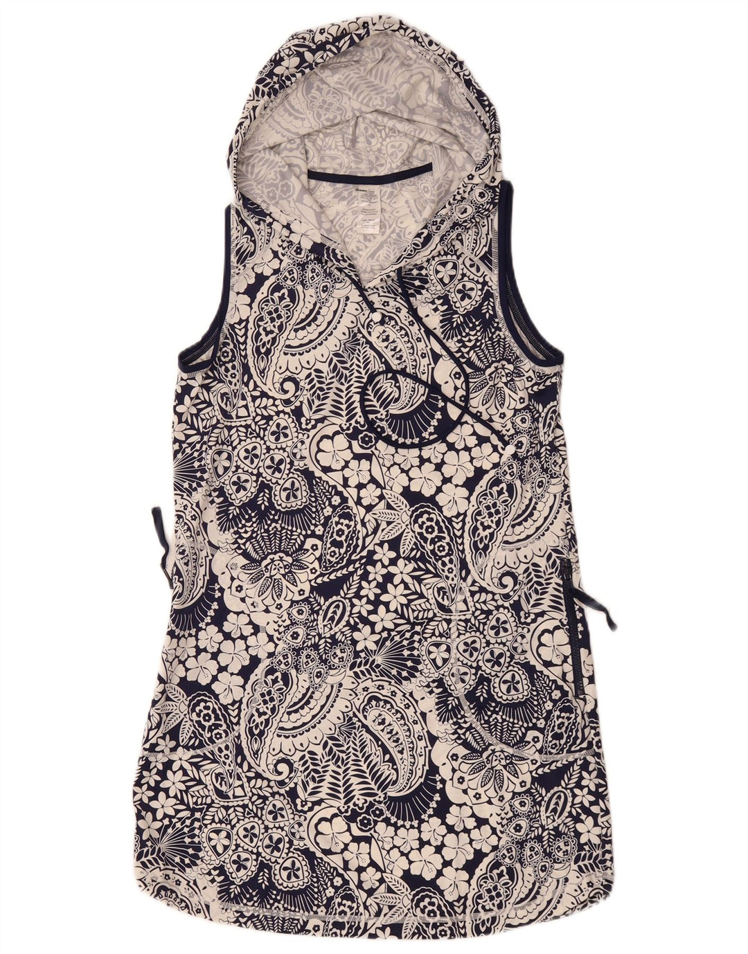 Tommy Bahama ženski gornji dio bluze bez rukava UK 10 Mali tamnoplavi najlon