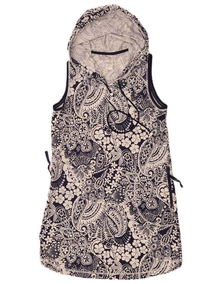 Tommy Bahama ženski gornji dio bluze bez rukava UK 10 Mali tamnoplavi najlon