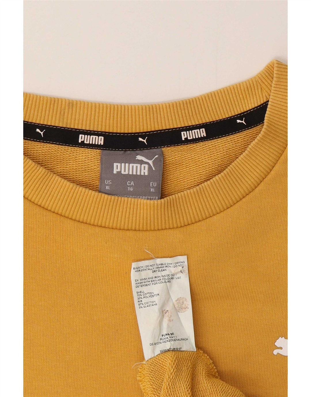 Puma muška trenirka Regular Fit XL žuti pamuk