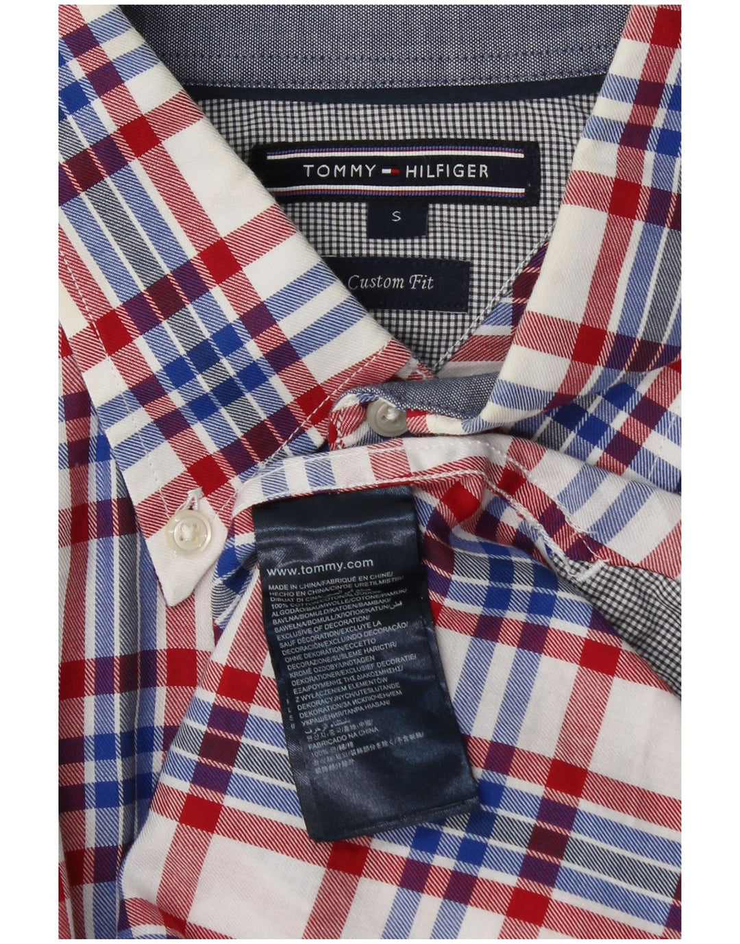 Tommy Hilfiger muška košulja prilagođenog kroja, mali šareni pamuk