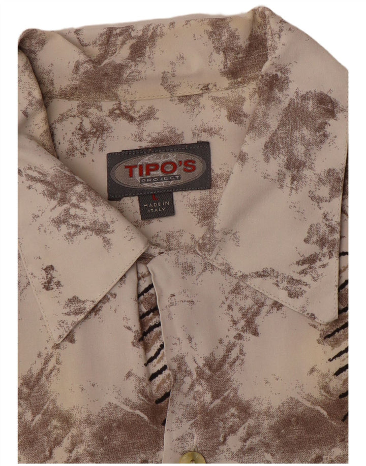 Tipo' S velika višebojna muška košulja kratkih rukava s apstraktnim uzorkom