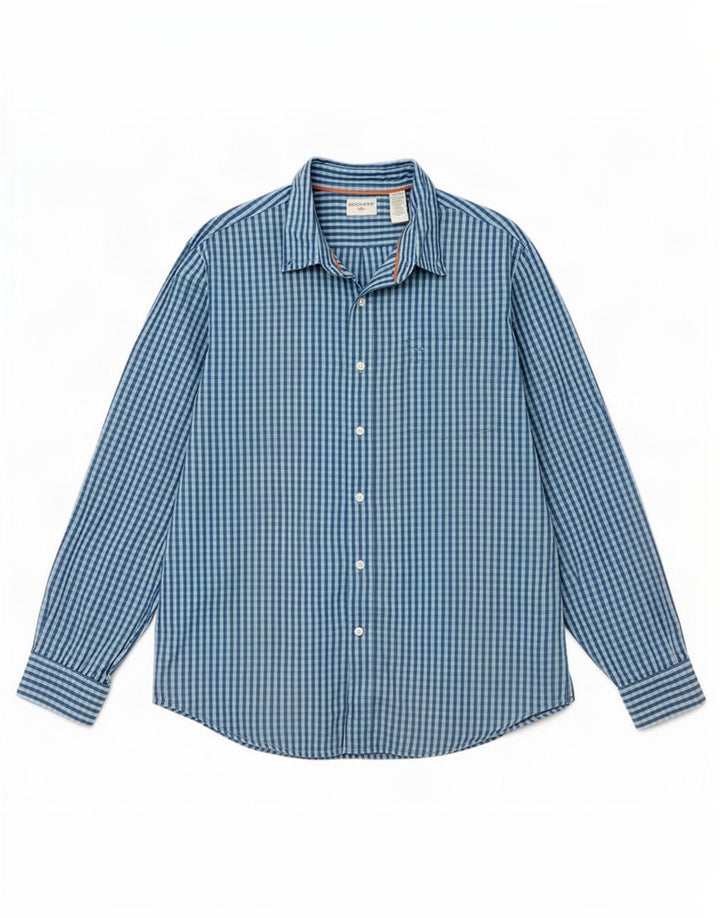Dockers muška košulja Large Blue Gingham pamuk