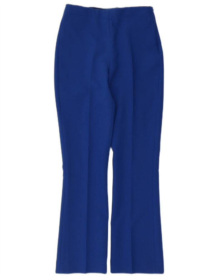 Zara ženske ležerne hlače Bootcut XS W24 L26 plavi poliester