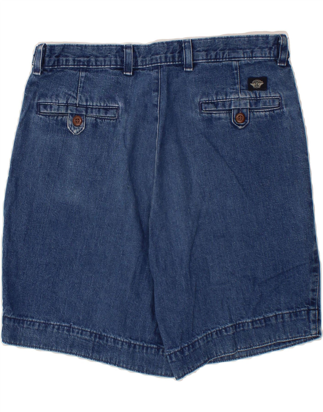DOCKERS Womens Denim Shorts W34 Large Blue Cotton Vintage Dockers and Second-Hand Dockers from Messina Hembry 