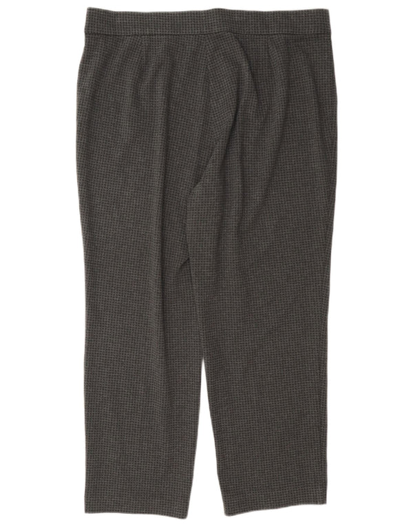 Ženske skraćene hlače Marks & Spencer UK 18 XL W36 L26 sive houndstooth