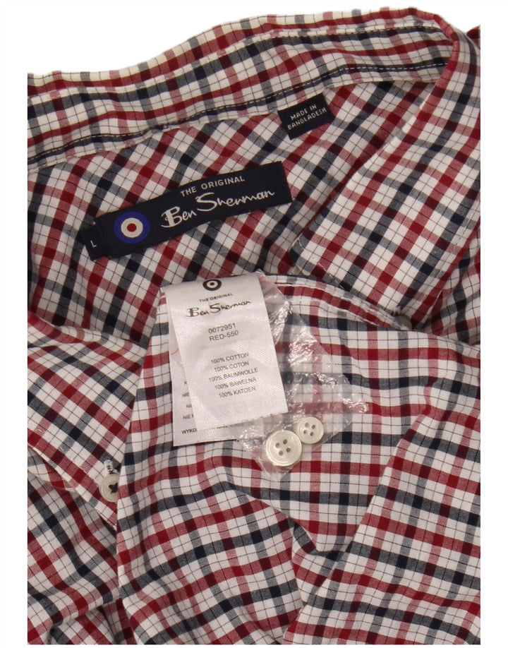Ben Sherman muška košulja, veliki šareni karirani pamuk