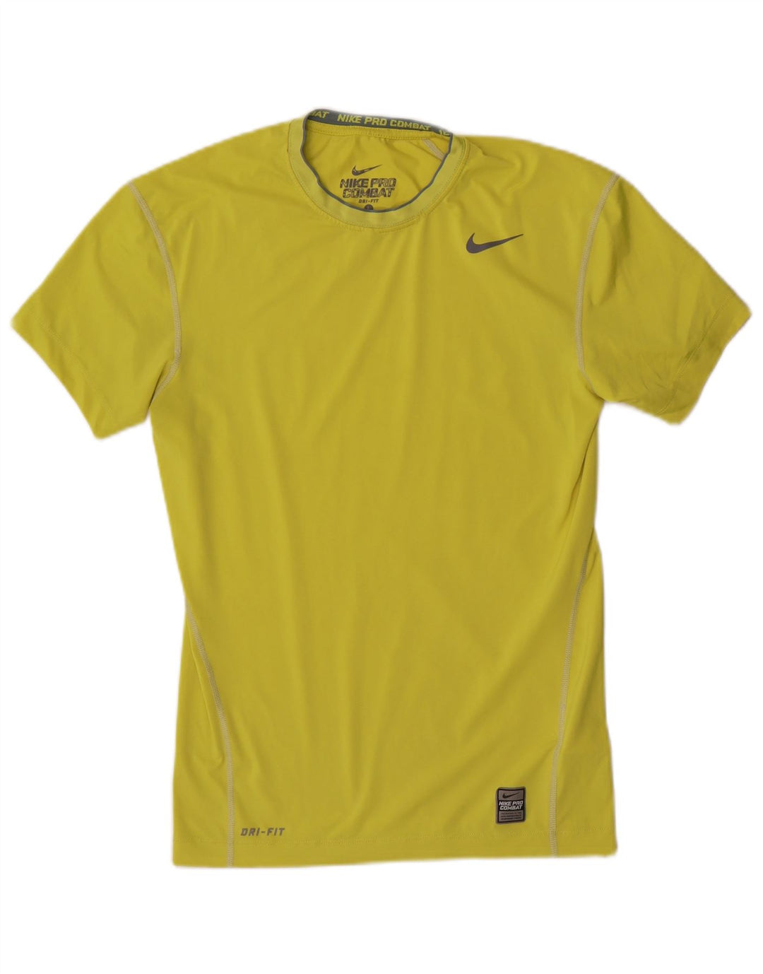 Nike Dri Fit majica kratkih rukava Velika žuta sportska poliesterska majica