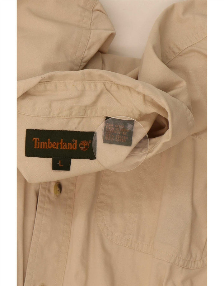 Timberland muška košulja velika bež pamuk