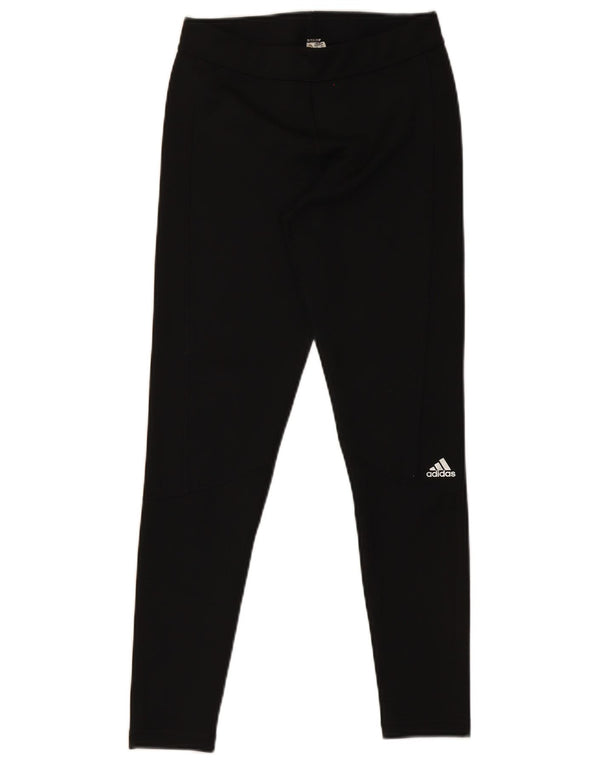 Adidas ženske tajice Climalite UK 12/14 Srednje crni poliester