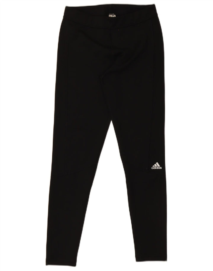 Adidas ženske tajice Climalite UK 12/14 Srednje crni poliester
