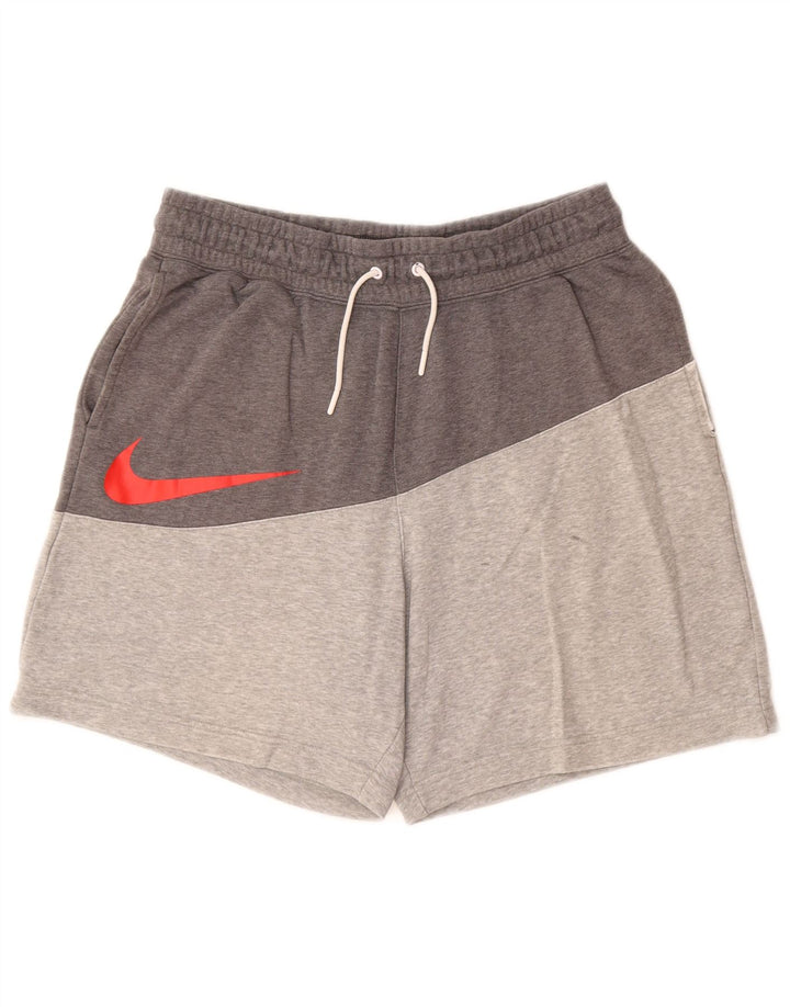 NIKE Muške sportske kratke hlače Large Grey Colourblock Pamuk