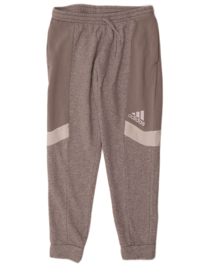 ADIDAS Muška trenirka Hlače Joggers Large Grey Colourblock Pamuk