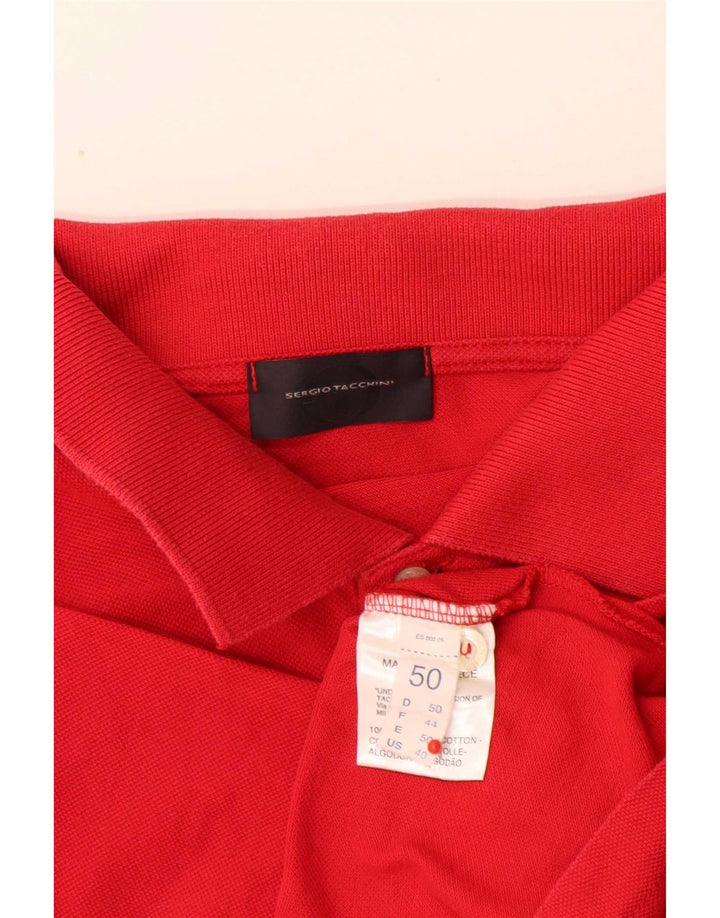 Sergio Tacchini muška polo majica standardnog kroja IT 50 Srednje crveni pamuk