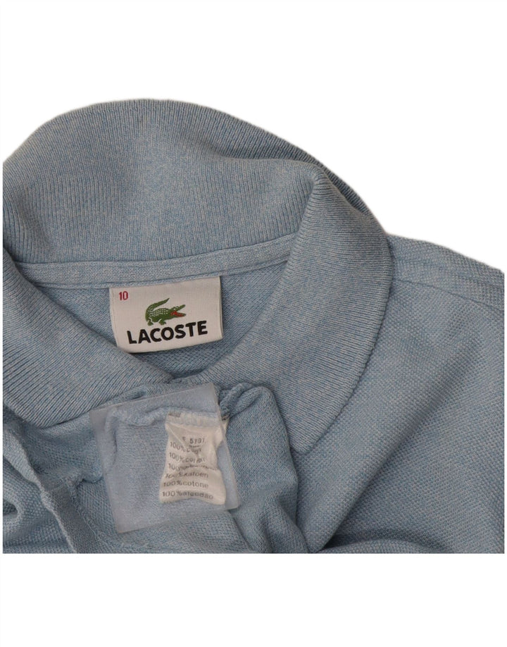 Lacoste polo majica za dječake 9-10 godina, plavi pamuk
