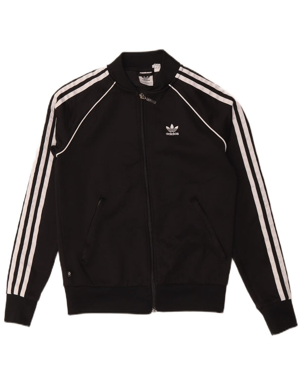 Adidas ženska gornja jakna za trenirku UK 4/6 XS crni pamuk