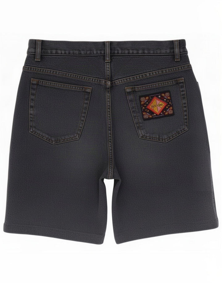 Mackee Mens Denim Shorts Medium W33 Grey Cotton