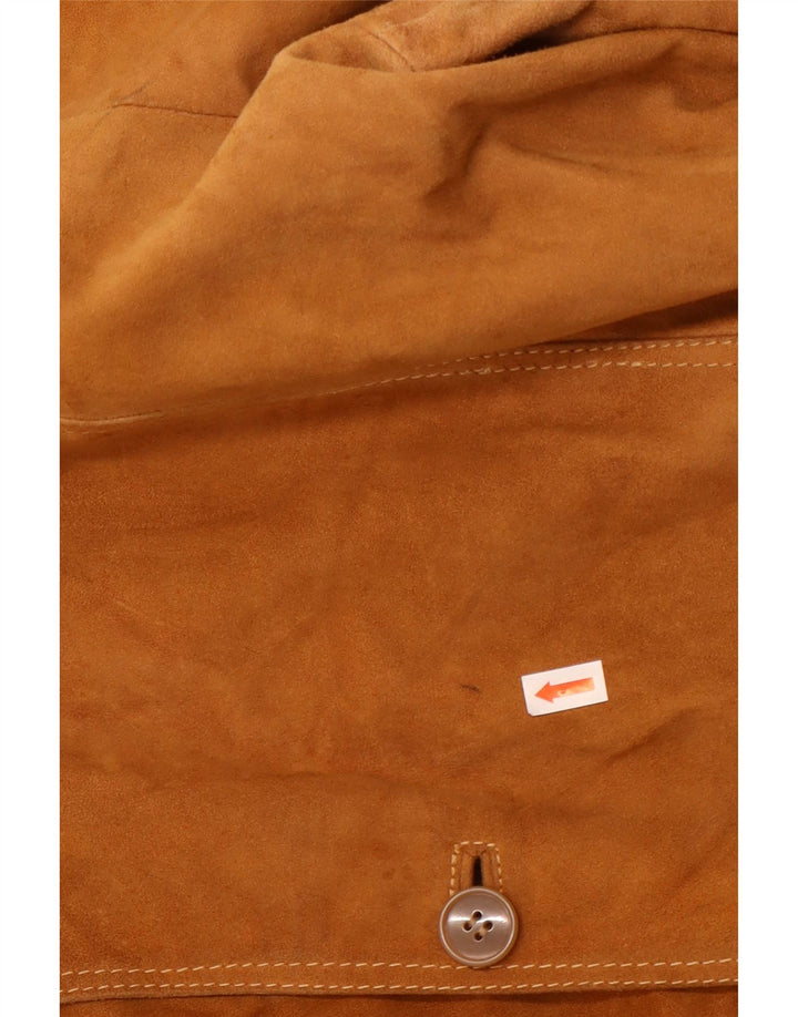 VINTAGE muška bomber jakna od brušene kože UK 40 velika bež