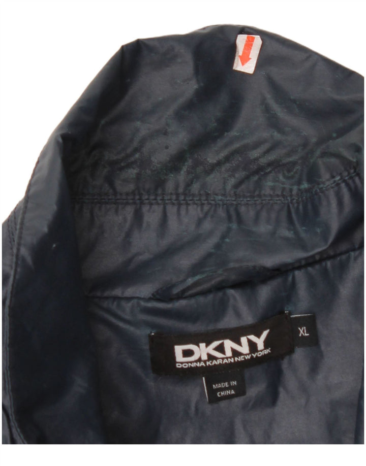 DKNY Muška kišna jakna UK 42 XL tamnoplavi pamuk