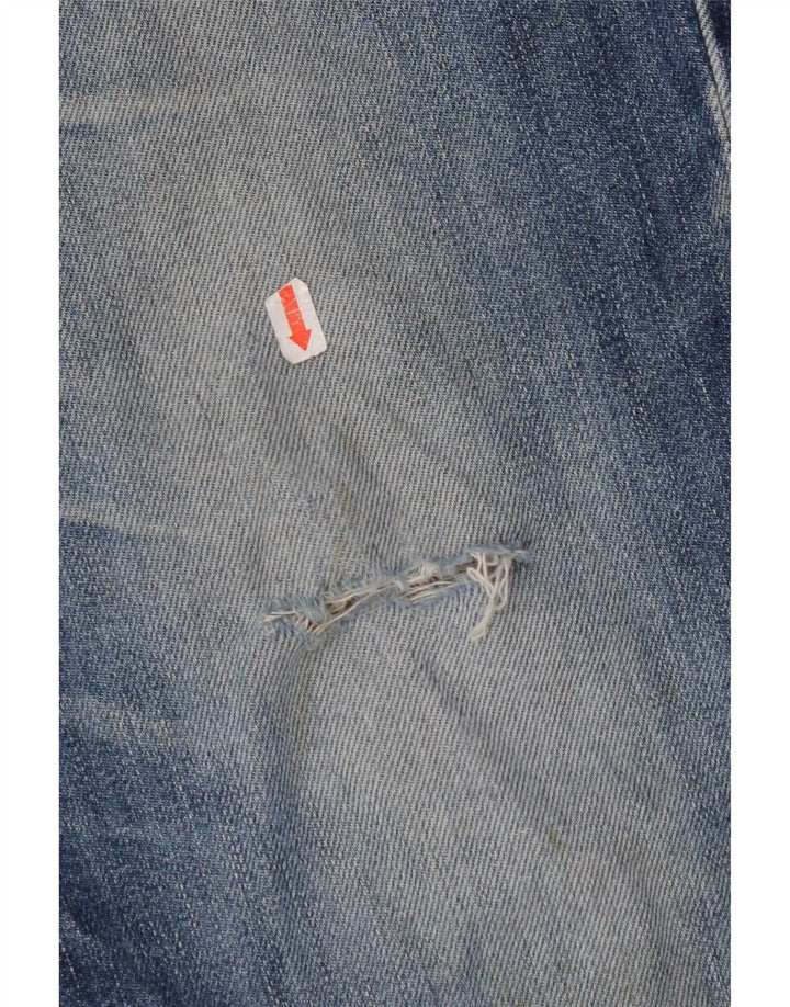 LEE Mens Brooklyn Straight Jeans W36 L36 Plavi pamuk