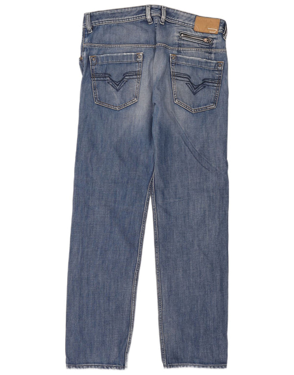Diesel Mens Inola Straight Jeans W36 L32 Blue Cotton