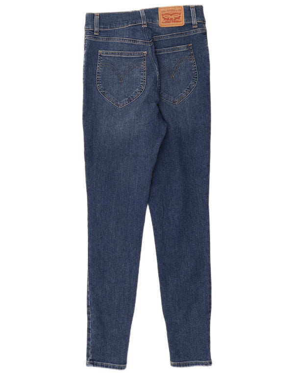 LEVI'S ženske uske traperice visokog struka W28 L30 plavi pamuk